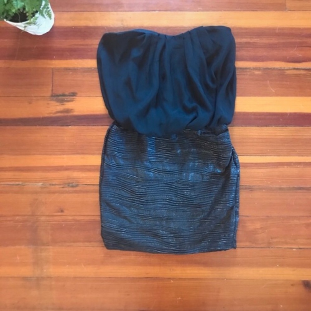 Strapless Black Dress